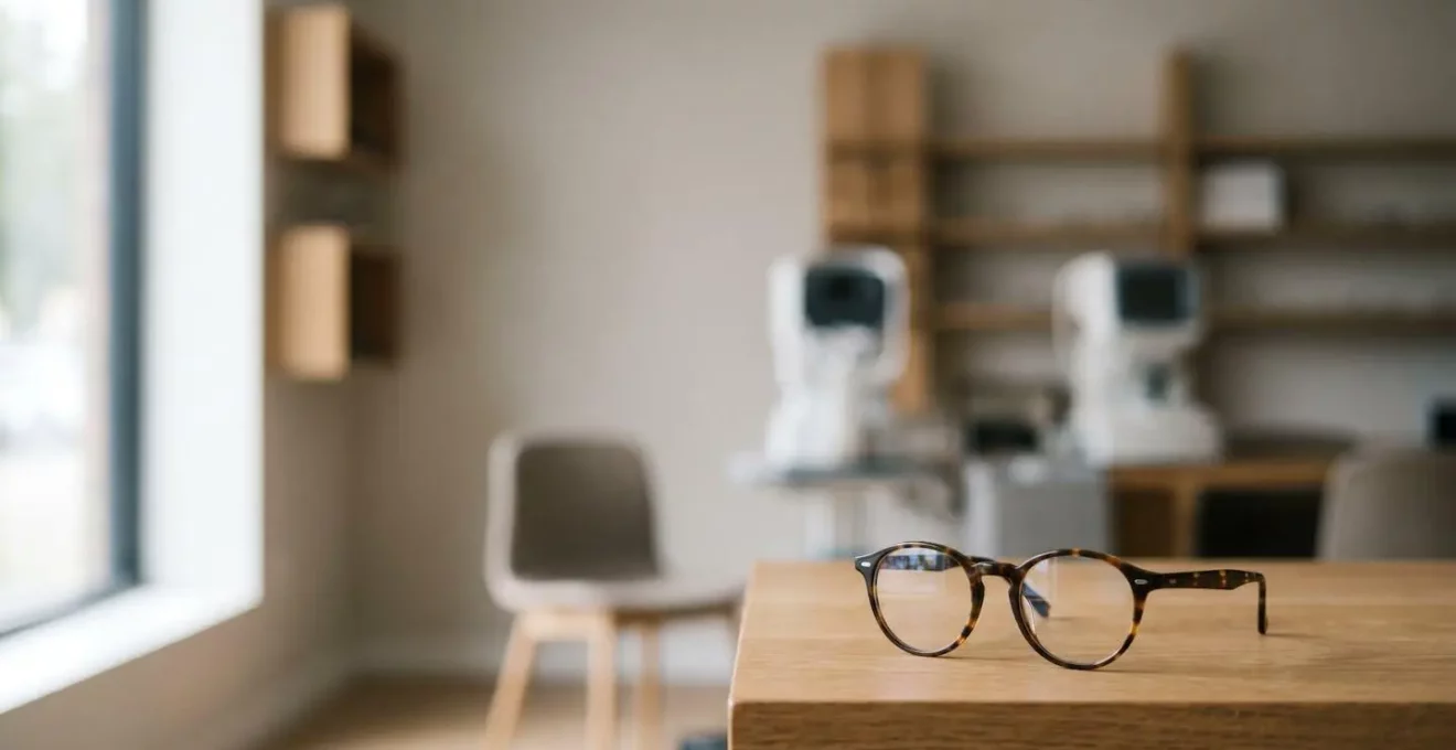 Scène éditoriale illustrant l'optimisation du coût des verres progressifs et les choix d'achat éclairés